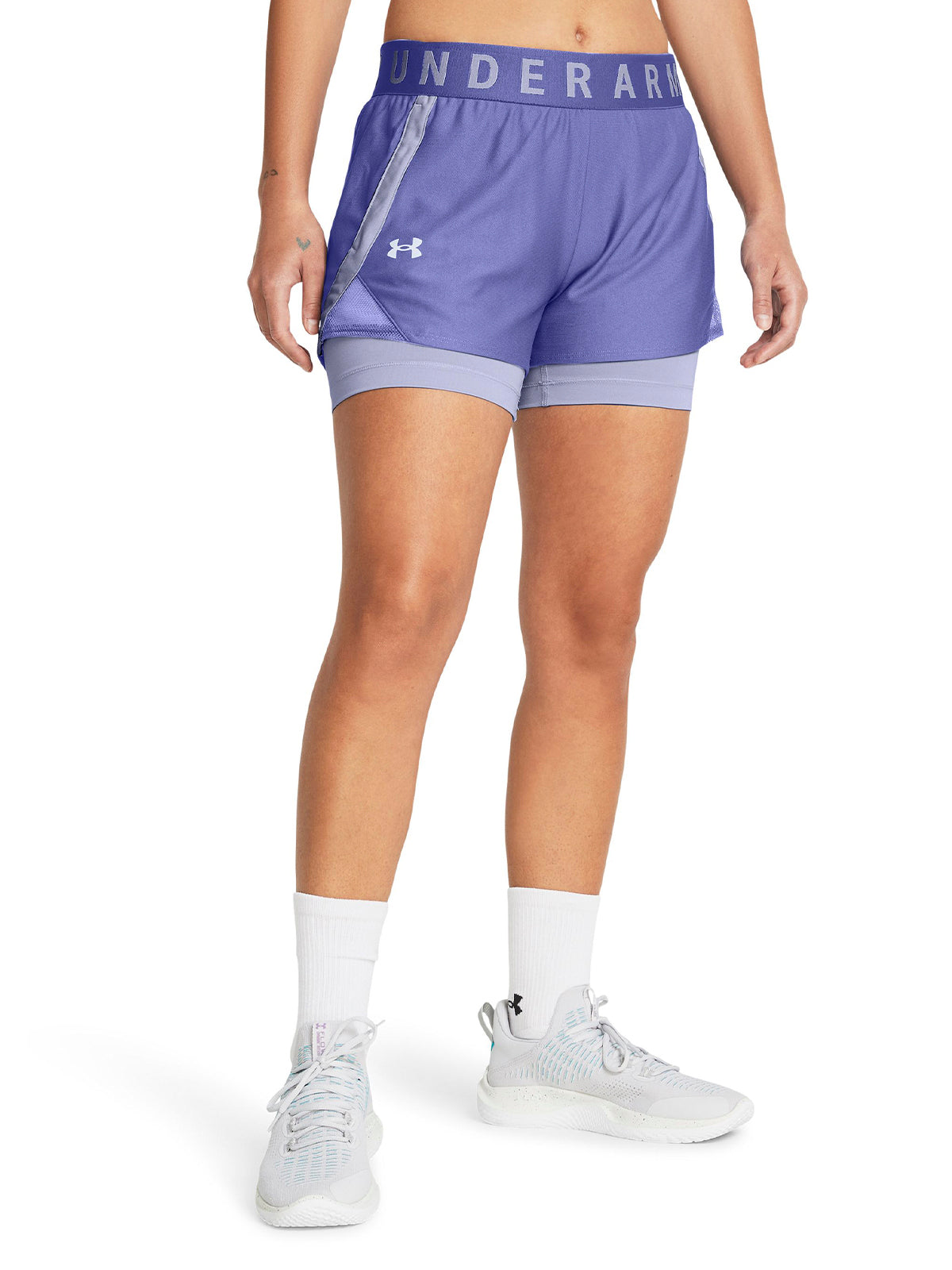 Shorts Play Up 2-in-1 para mujer Under Armour