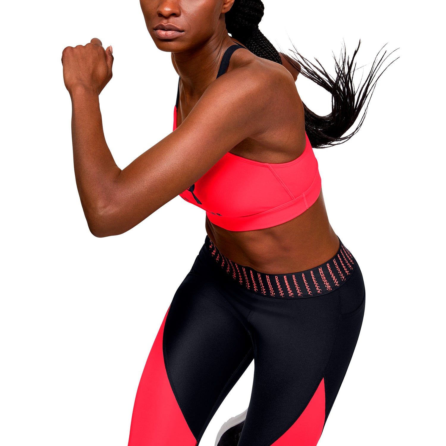 Sostén Deportivo UA Armour Mid Sportstyle Graphic para Mujer