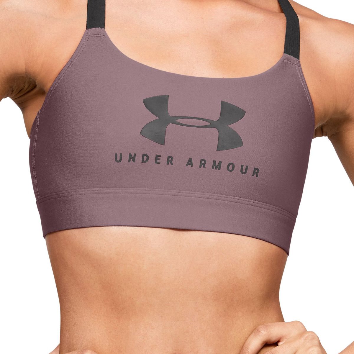 Sostén Deportivo UA Armour Mid Sportstyle Graphic para Mujer