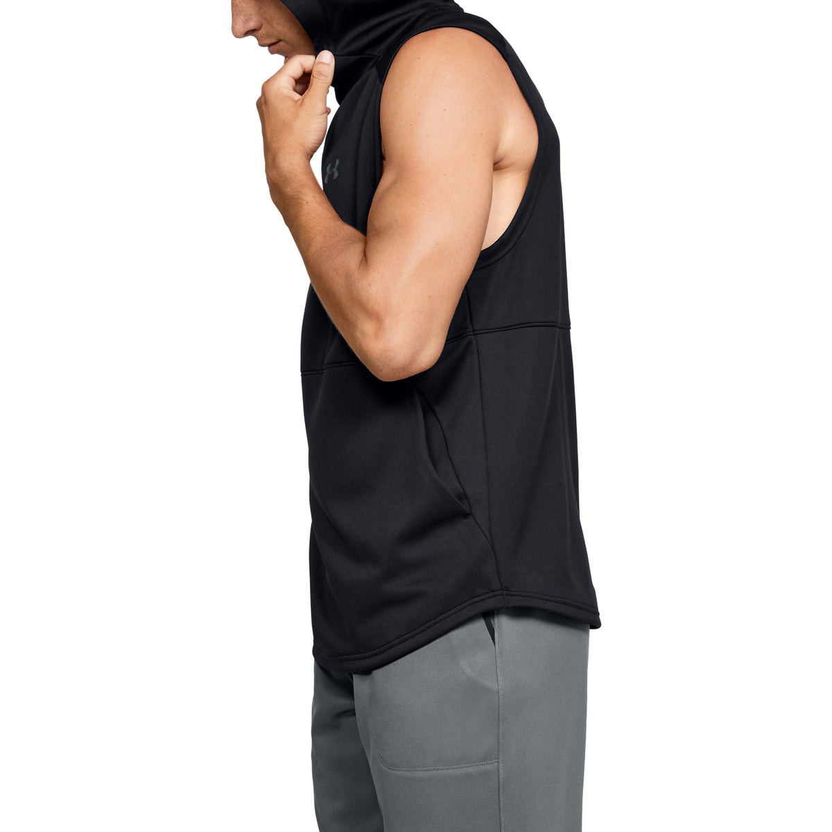 Polerón con Gorro Sin Mangas UA MK-1 para Hombre