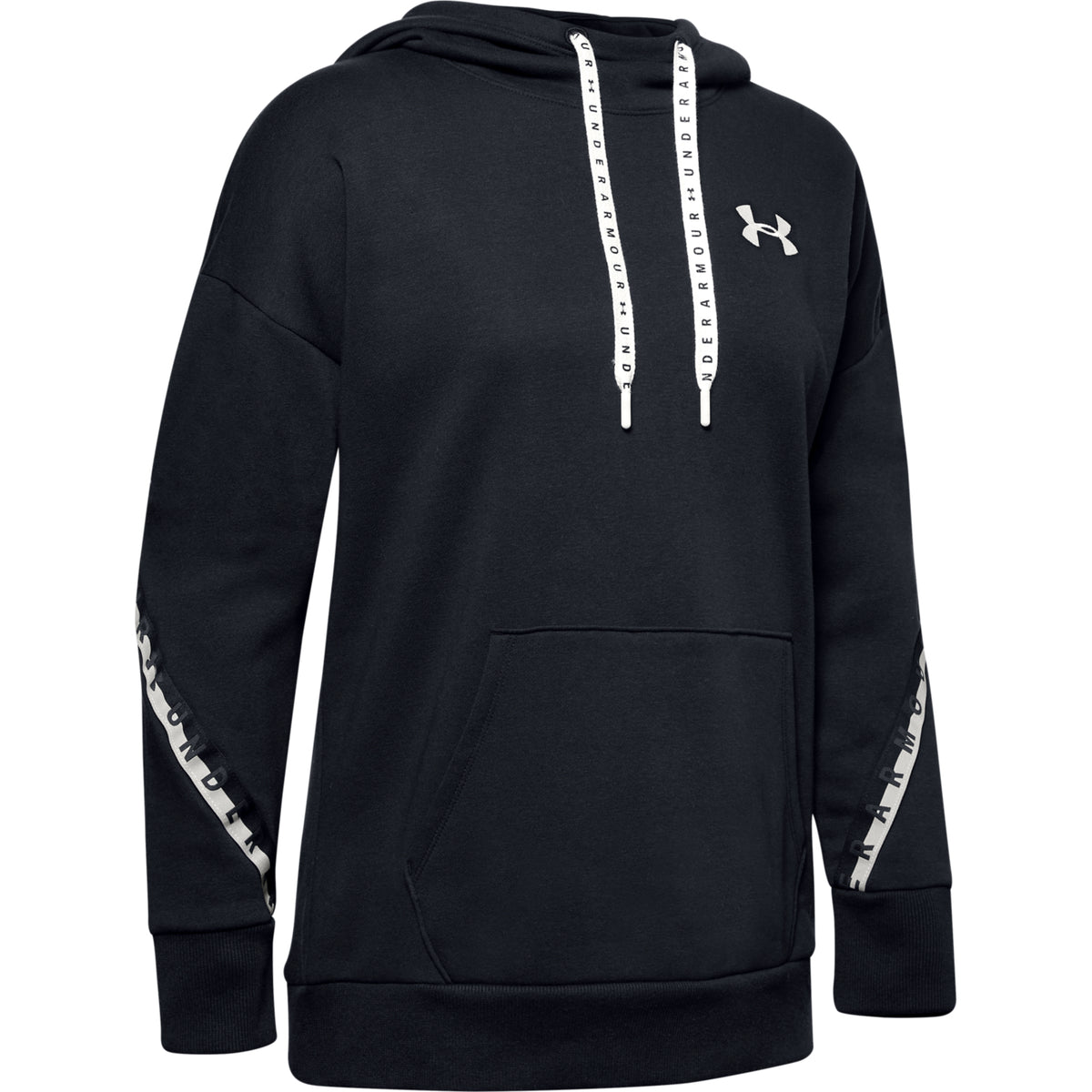 Polerón con Gorro UA Taped Fleece para Mujer