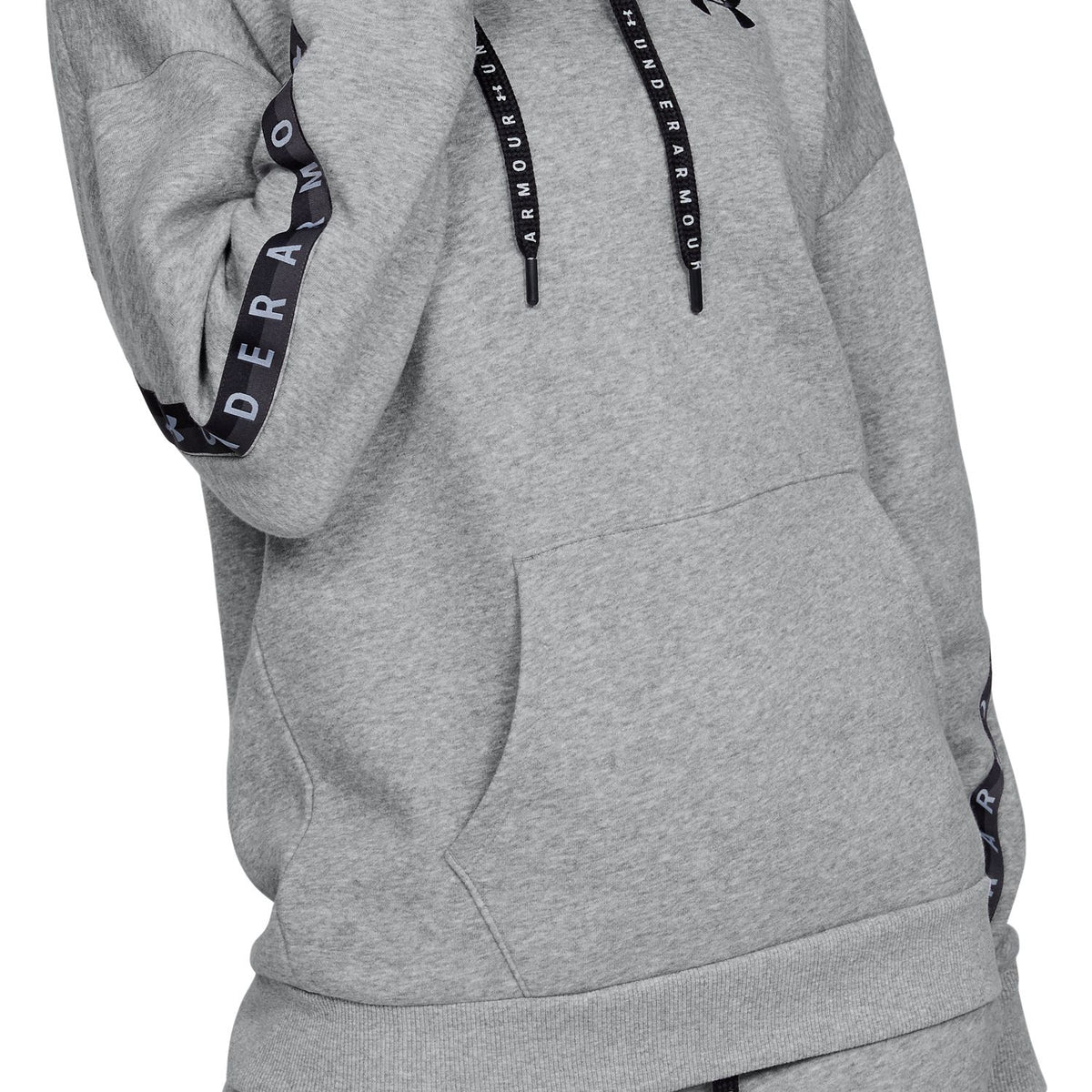 Polerón con Gorro UA Taped Fleece para Mujer