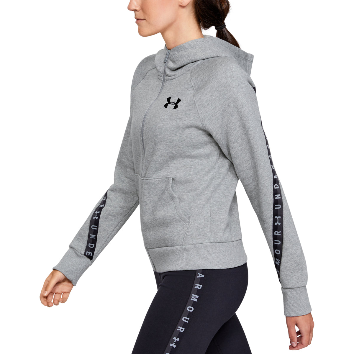 Polerón UA Taped Fleece Full Zip para Mujer