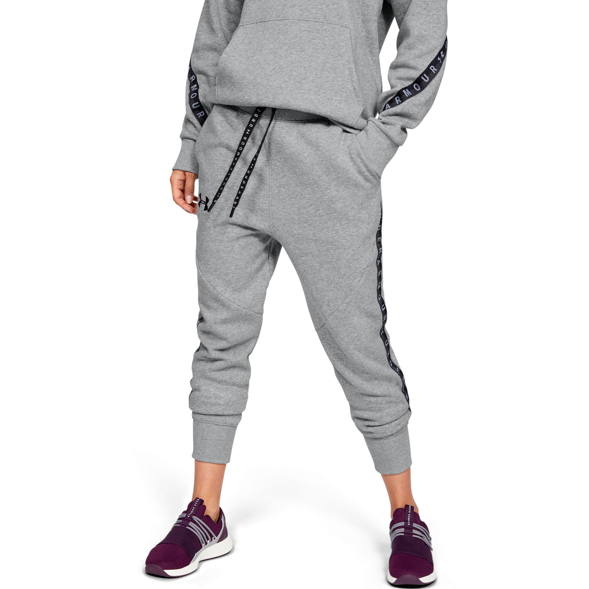 Pantalones UA Fleece Taped Wordmark para Mujer