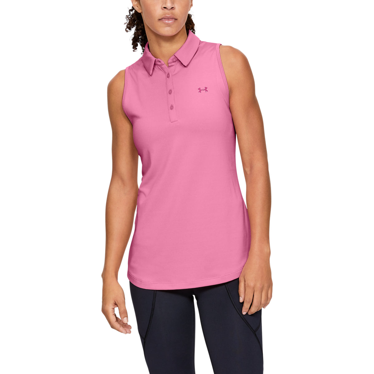 Polera polo sin mangas UA Zinger para Mujer