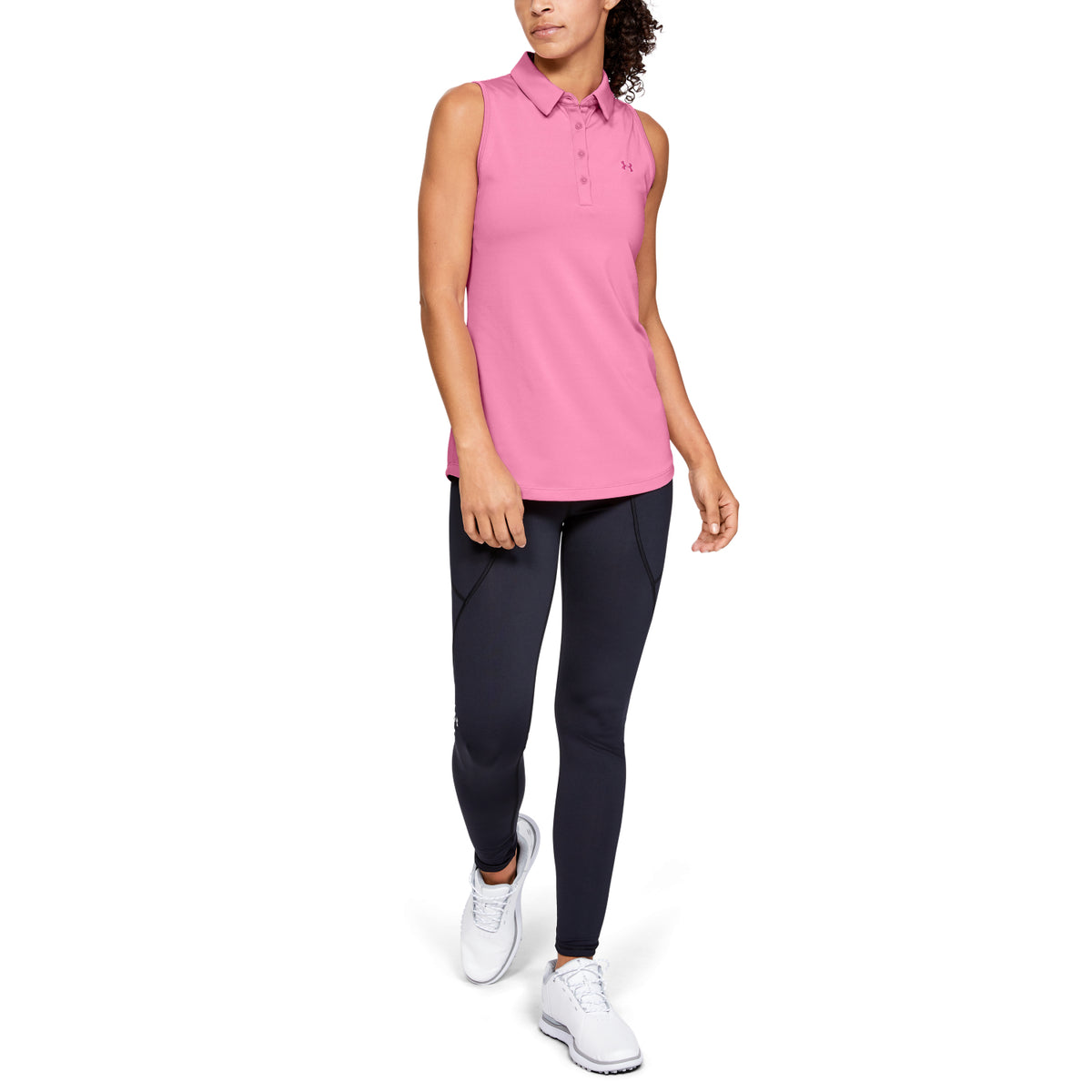 Polera polo sin mangas UA Zinger para Mujer