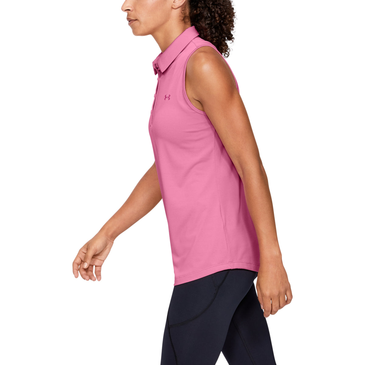 Polera polo sin mangas UA Zinger para Mujer