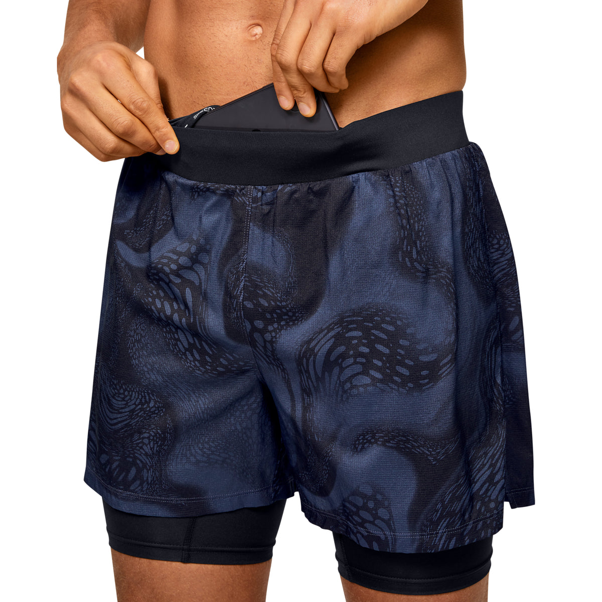 Shorts UA Speedpocket Weightless 2-in-1 para Hombre