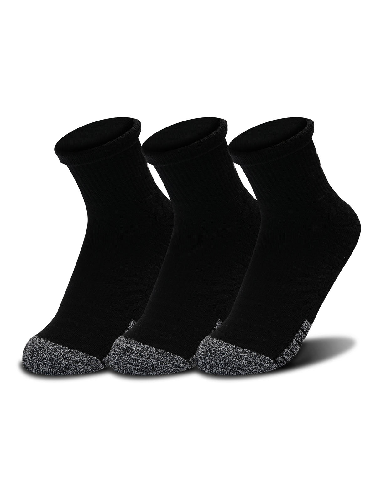 Paquete de Tres Pares de Calcetines HeatGear® Quarter para Hombre