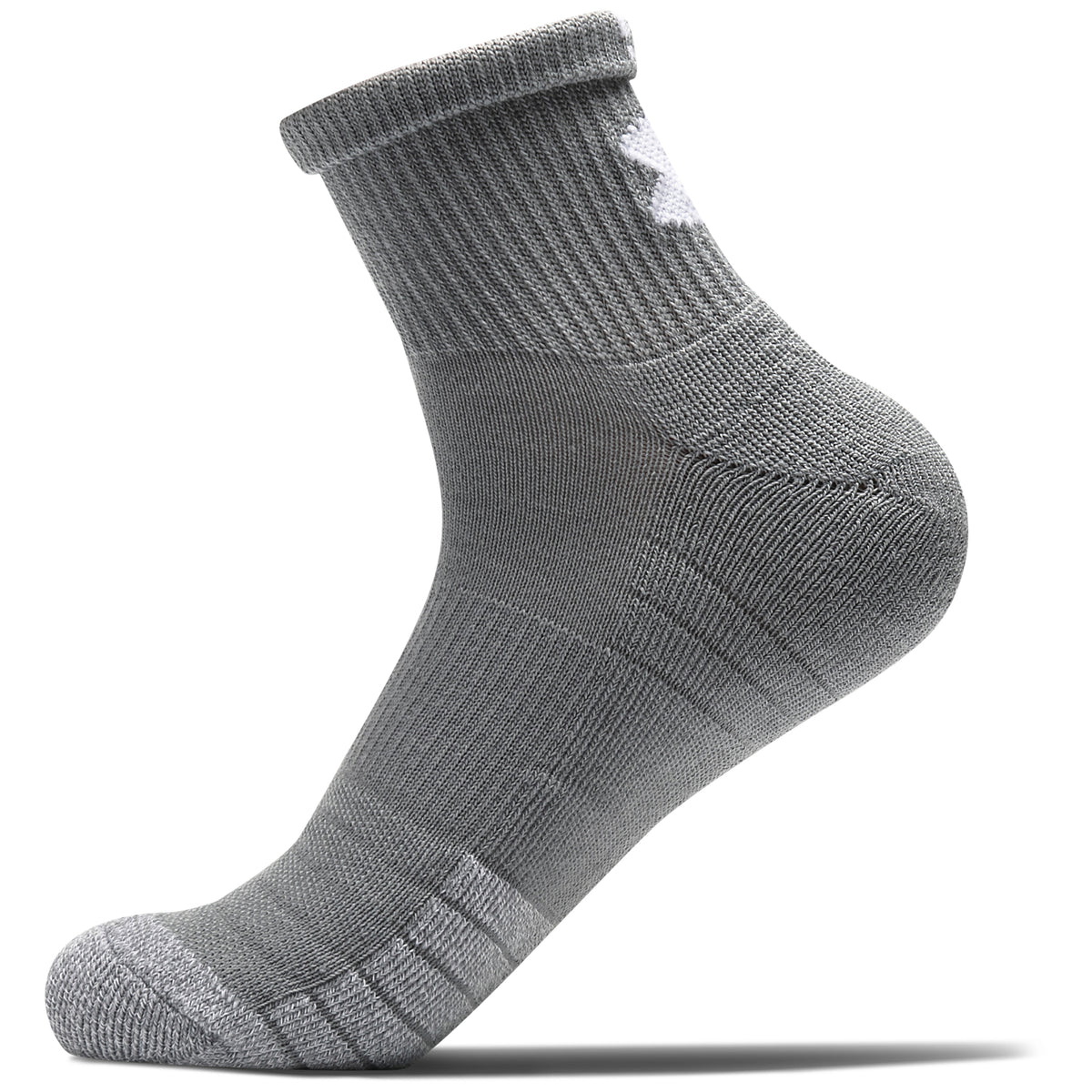 Paquete de Tres Pares de Calcetines HeatGear® Quarter para Hombre