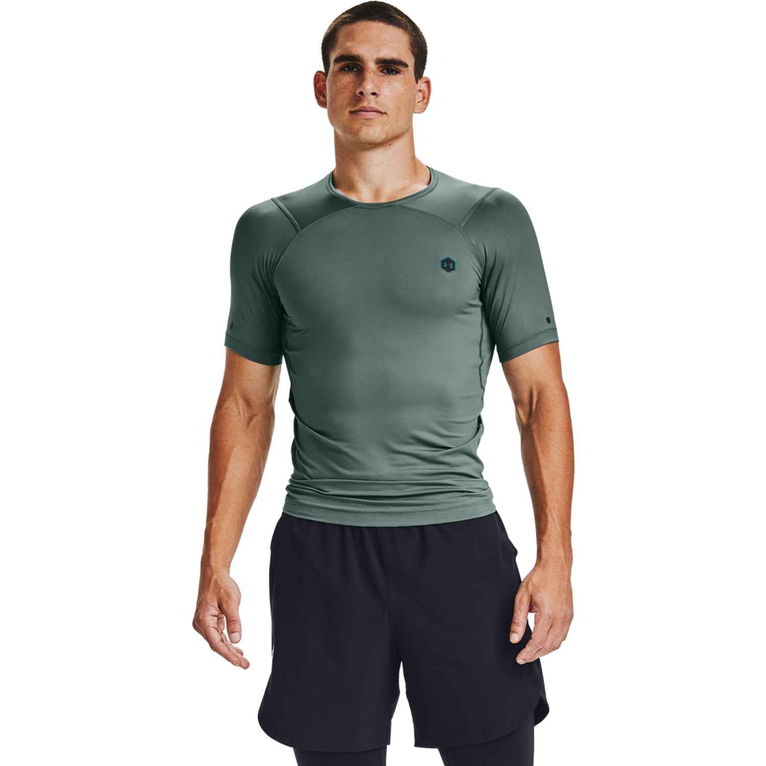 Polera Manga Corta UA RUSH™ HeatGear® Compression para Hombre