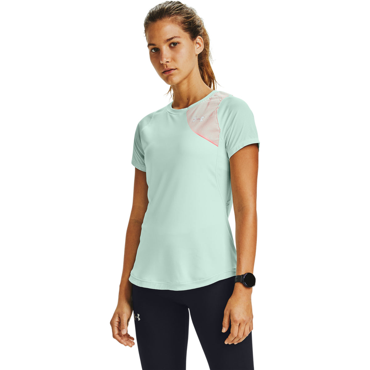 Polera Manga Corta UA Qualifier Iso-Chill para Mujer