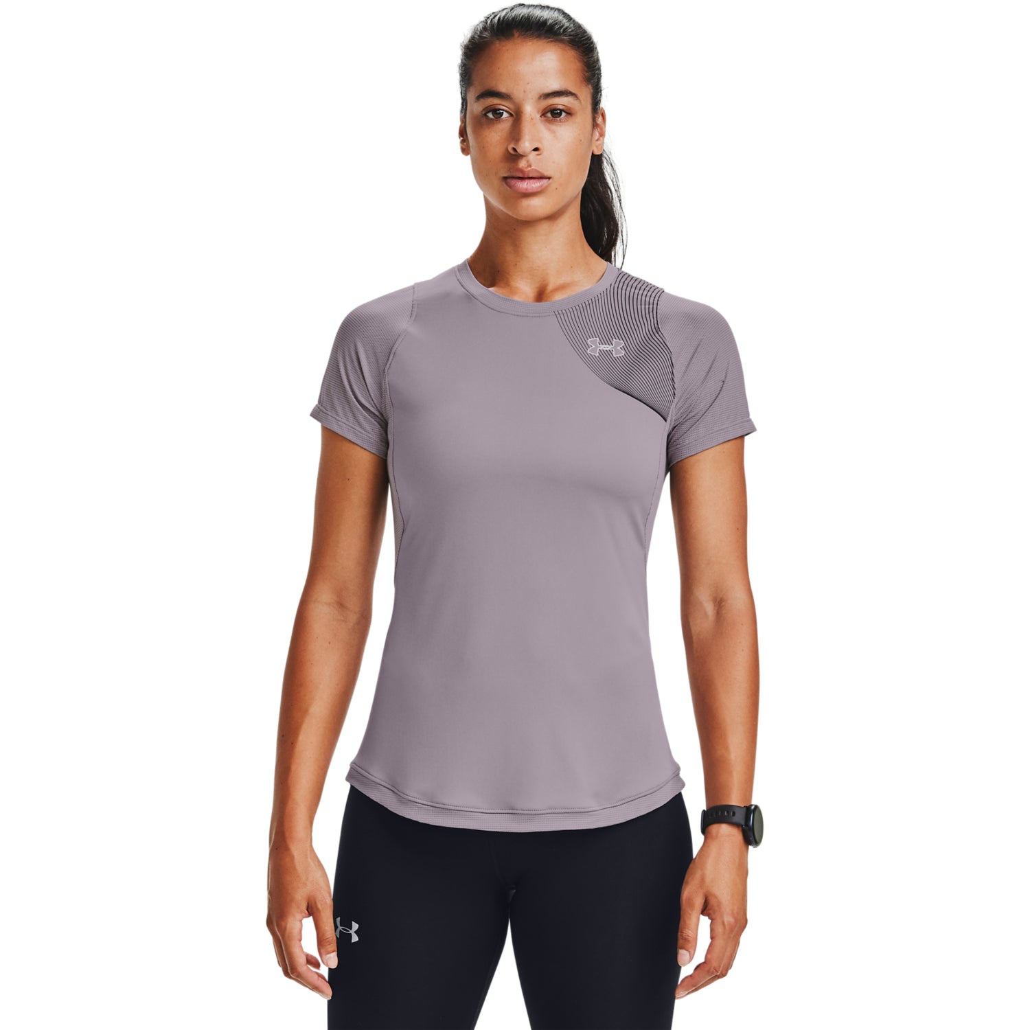 Polera Manga Corta UA Qualifier Iso-Chill para Mujer