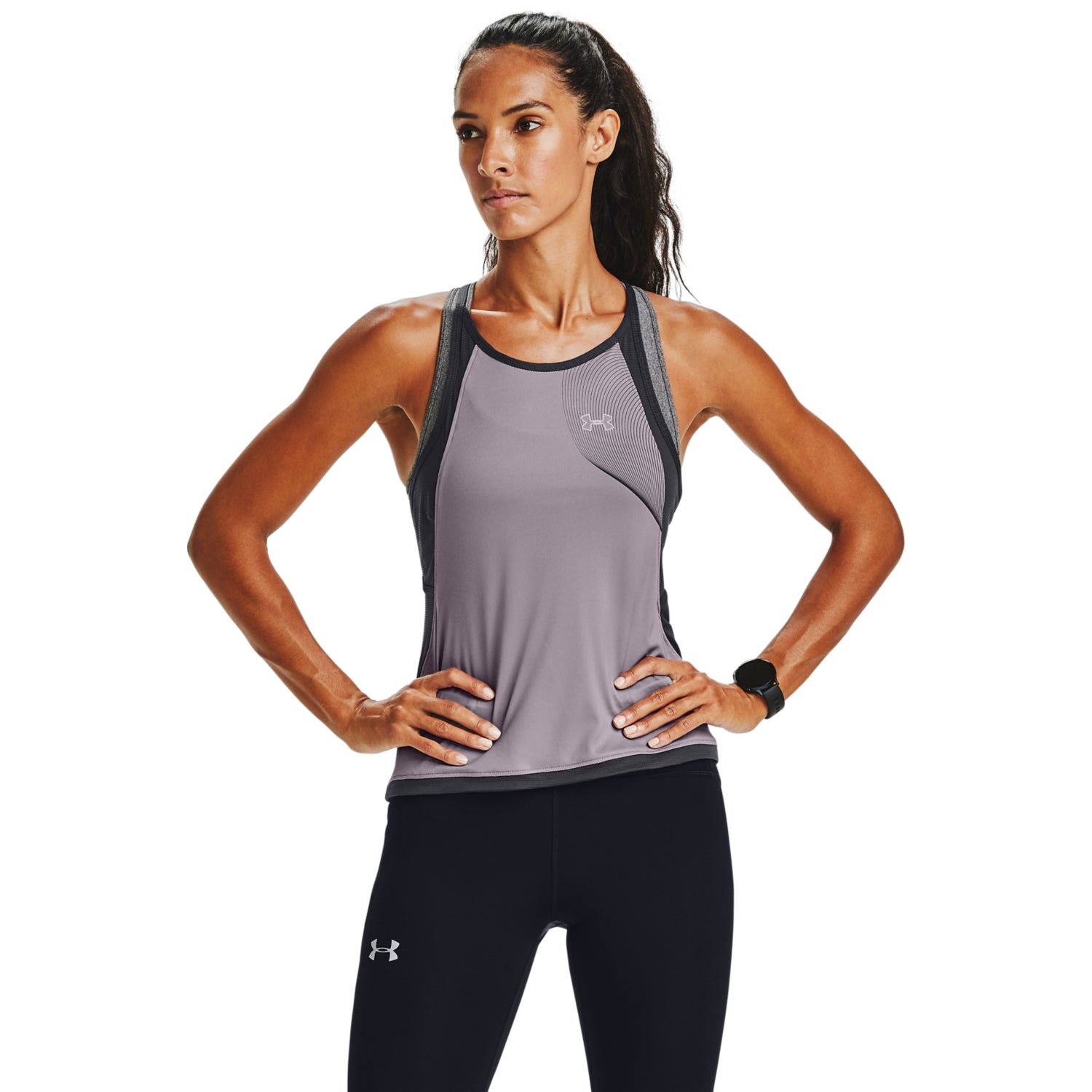 Polera sin Mangas UA Qualifier Iso-Chill para Mujer