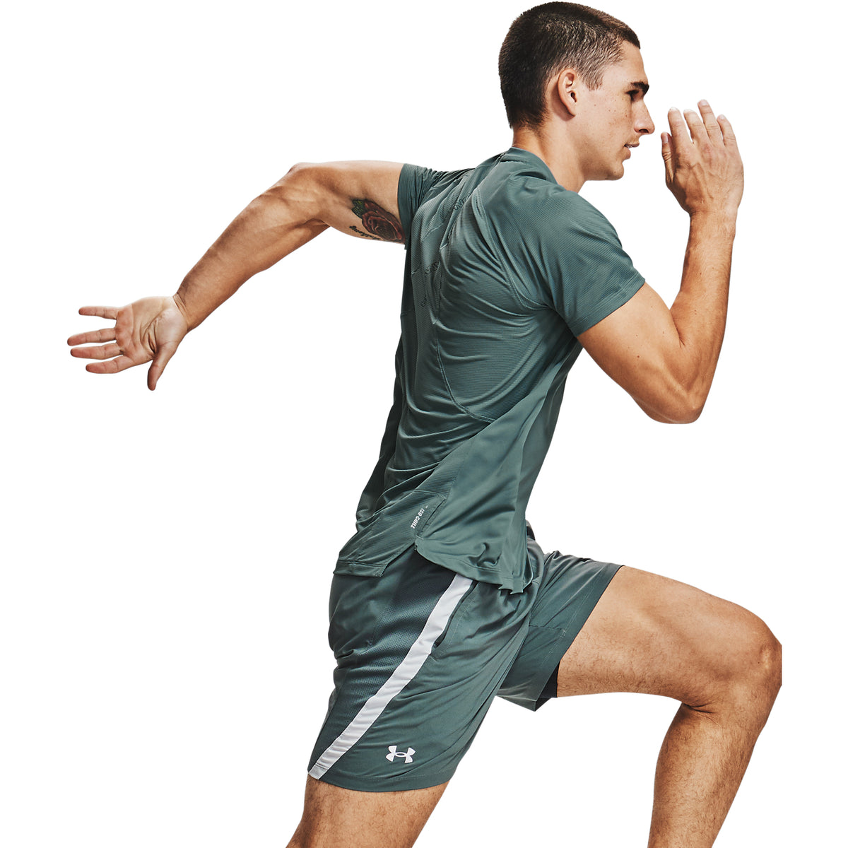 Polera Manga Corta UA Qualifier Iso-Chill Run para Hombre