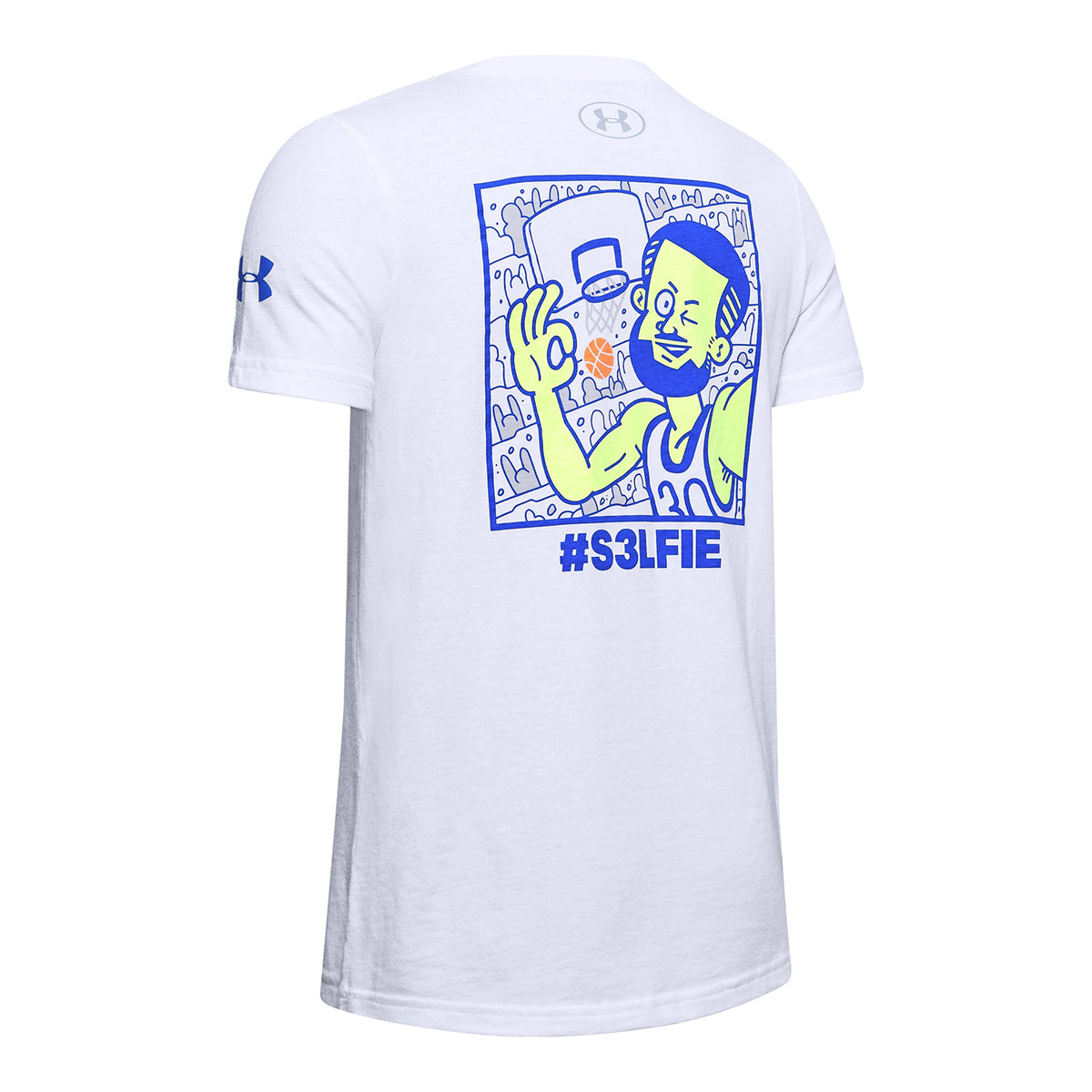 Polera Manga Corta Sc30 Selfie Tee-Wht para Niño
