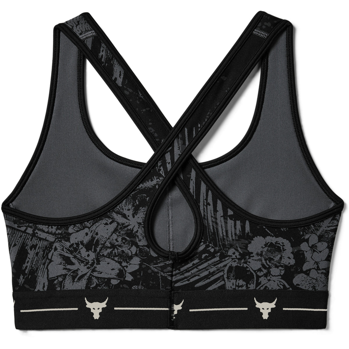 Sostén Deportivo Project Rock Armour Mid Crossback Printed para Mujer
