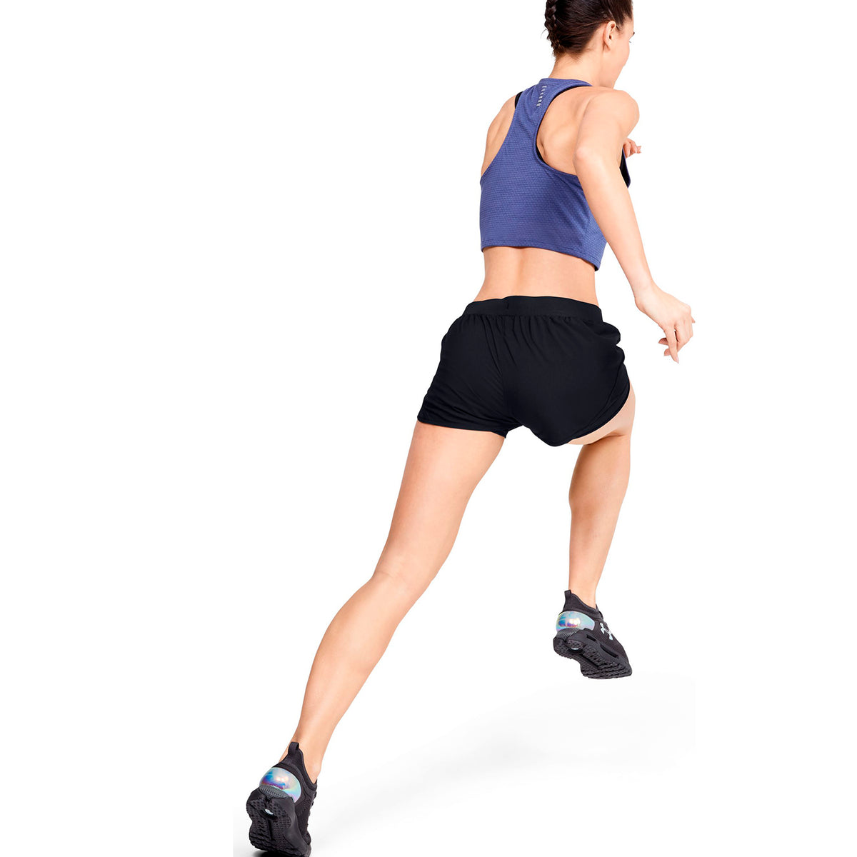 Shorts UA Fly-By 2.0 Mini 2-in-1 para Mujer