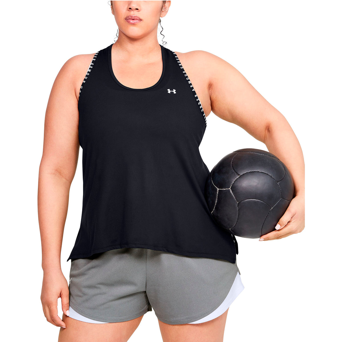 Polera sin mangas UA Knockout para mujer