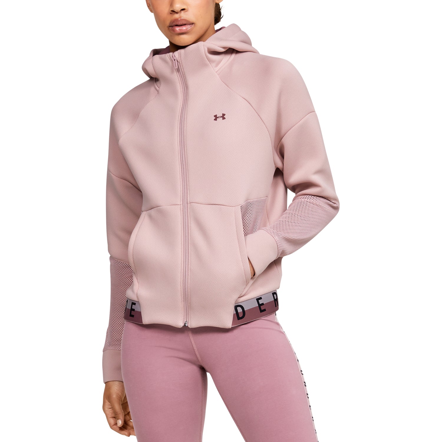Polerón UA /MOVE Mesh Inset Full Zip para Mujer