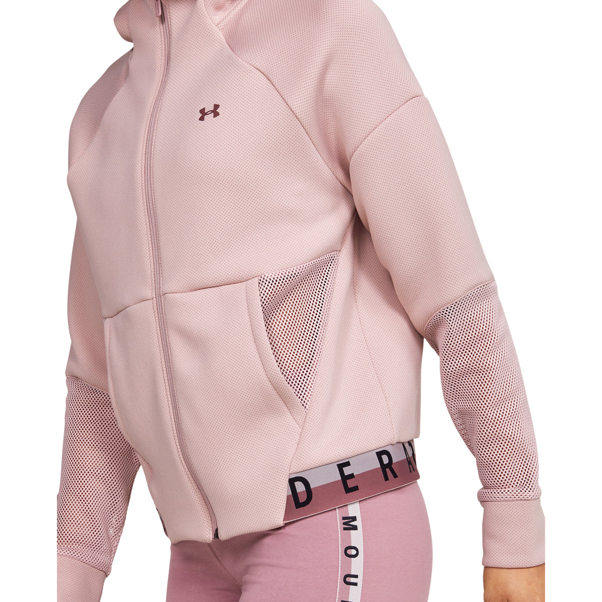 Polerón UA /MOVE Mesh Inset Full Zip para Mujer