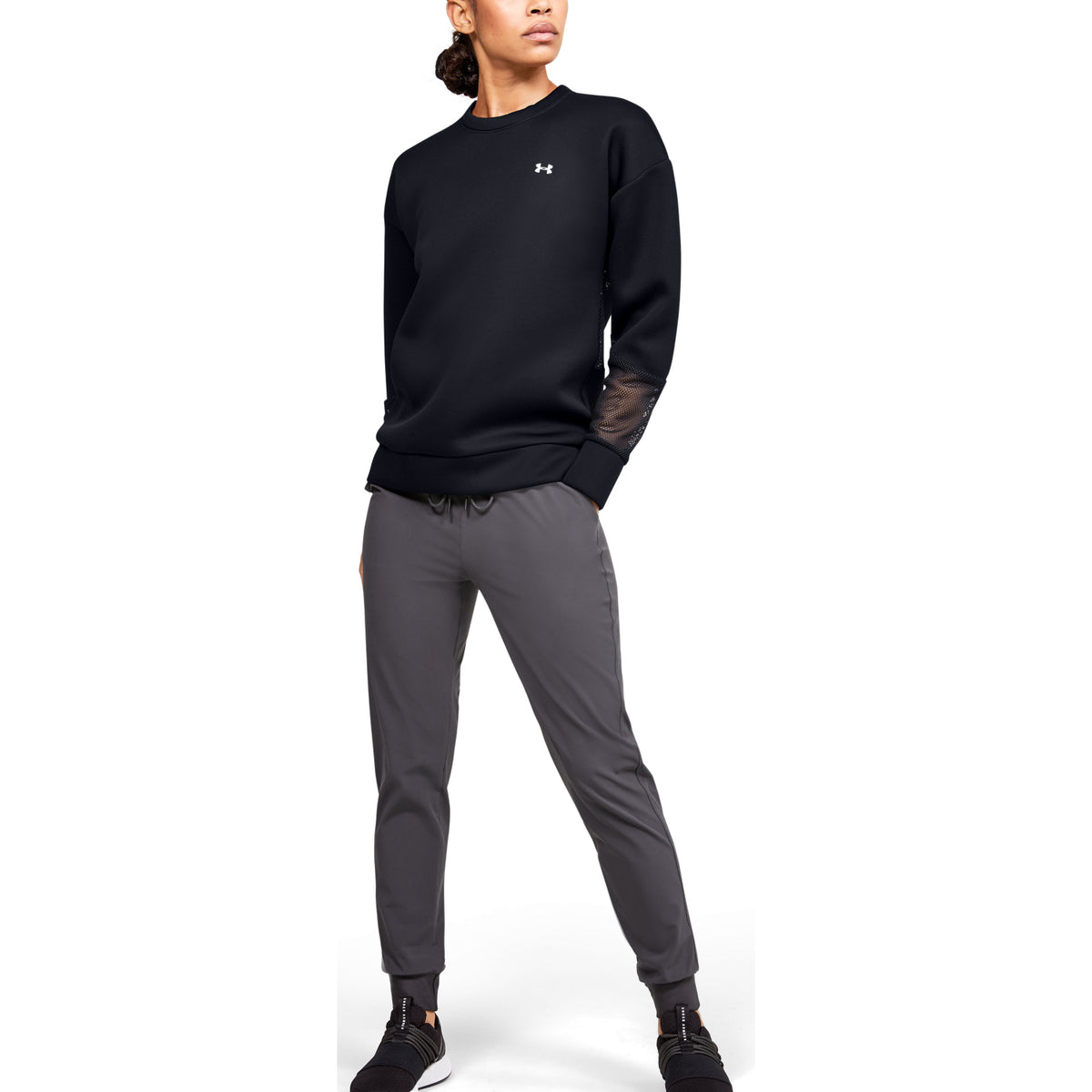 Polerón UA /MOVE Mesh Inset Crew para Mujer