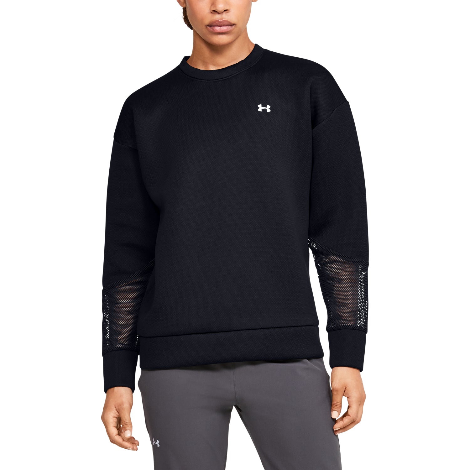 Polerón UA /MOVE Mesh Inset Crew para Mujer