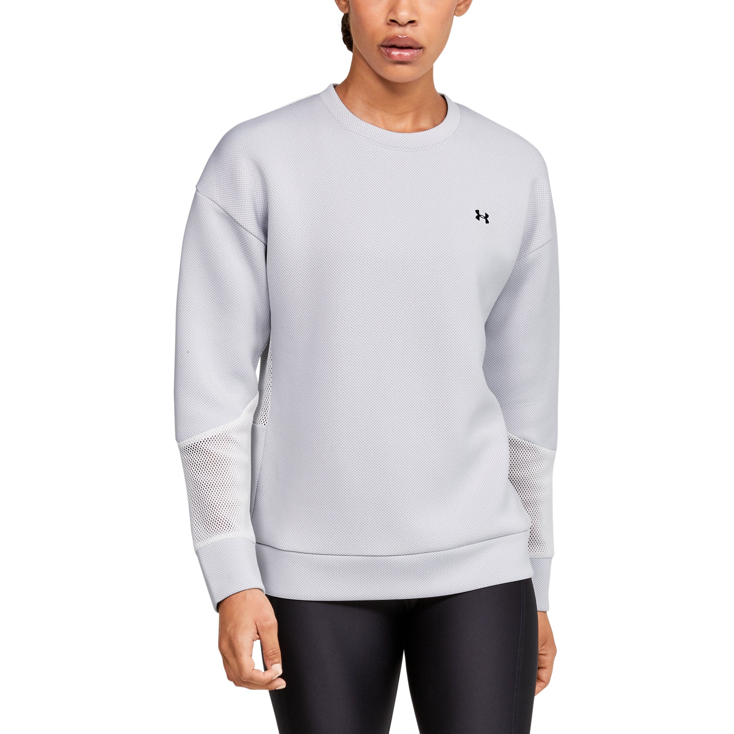 Polerón UA /MOVE Mesh Inset Crew para Mujer
