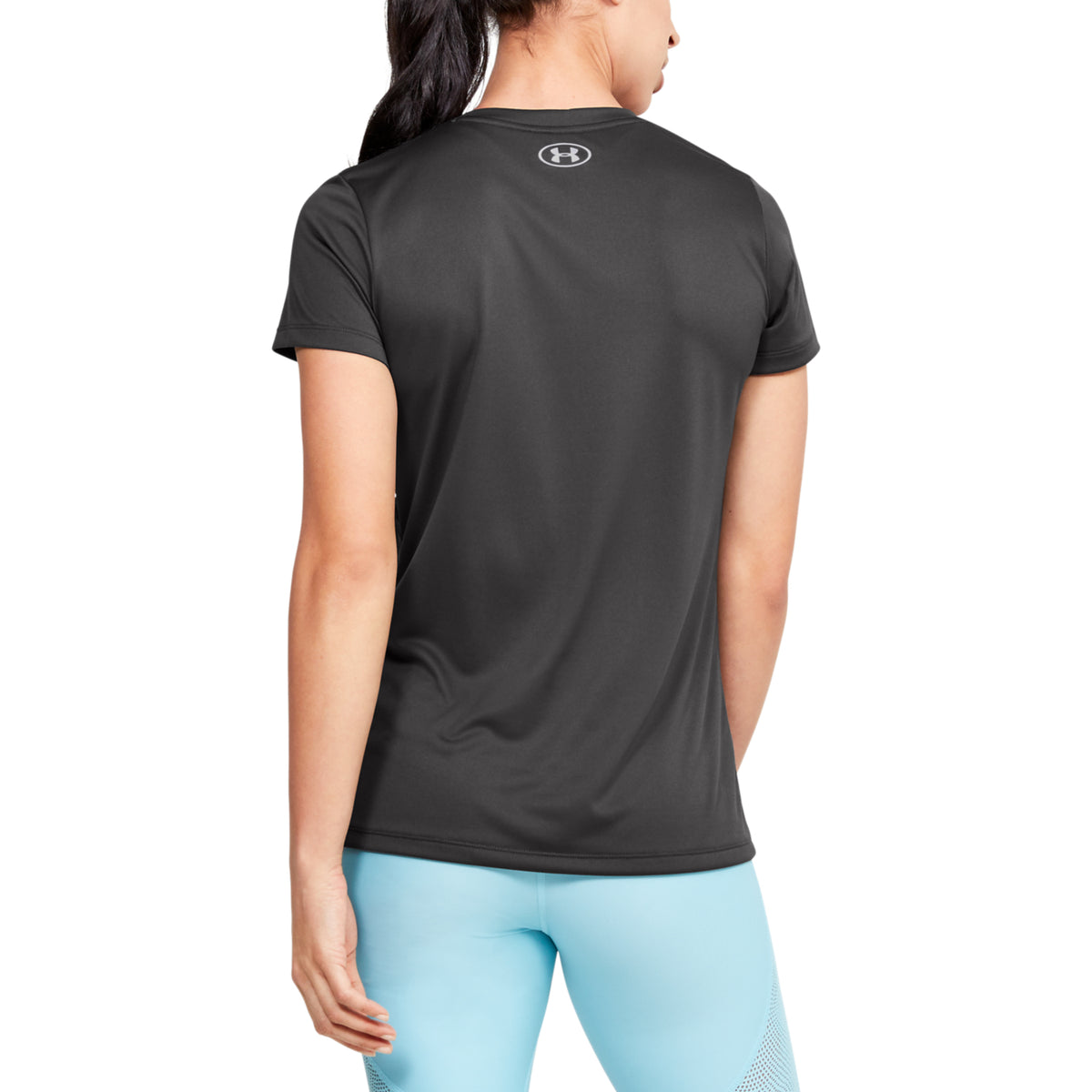 Polera Manga Corta UA Velocity Graphic V-Neck para Mujer
