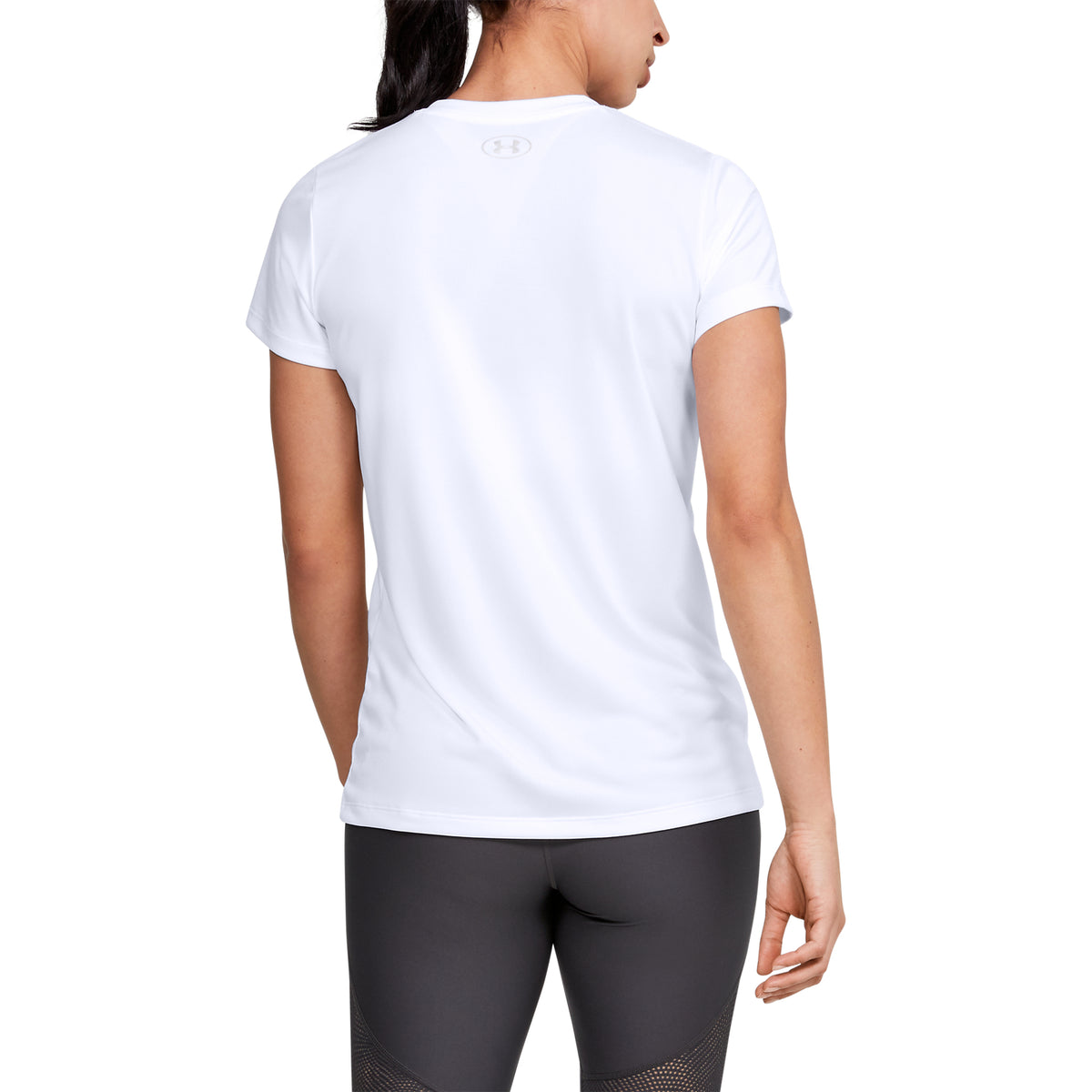 Polera Manga Corta UA Velocity Graphic V-Neck para Mujer