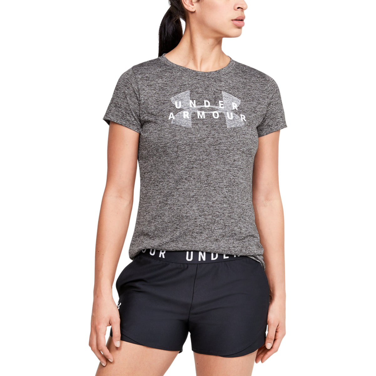 Polera Manga Corta UA Velocity Graphic para Mujer