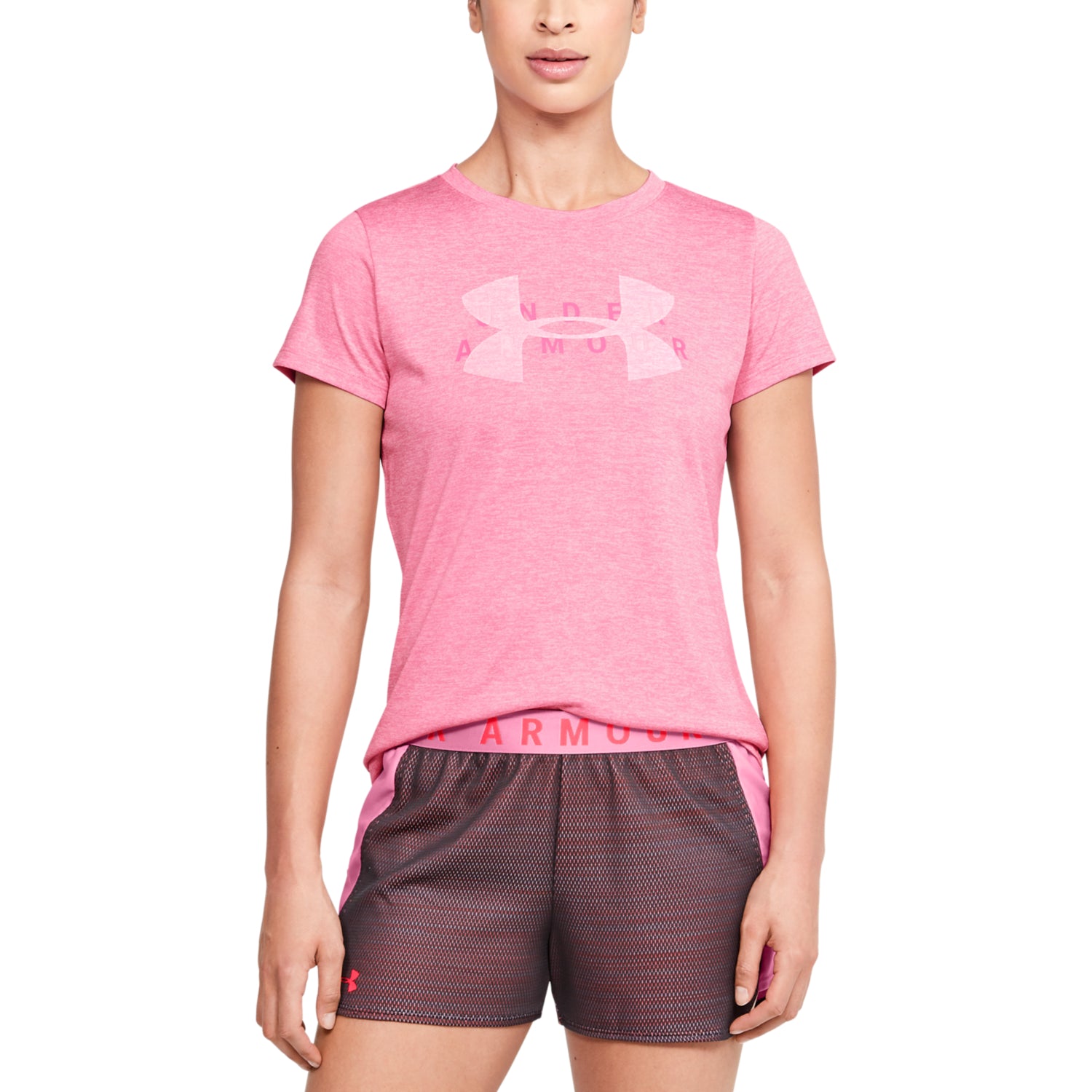 Polera Manga Corta UA Velocity Graphic para Mujer