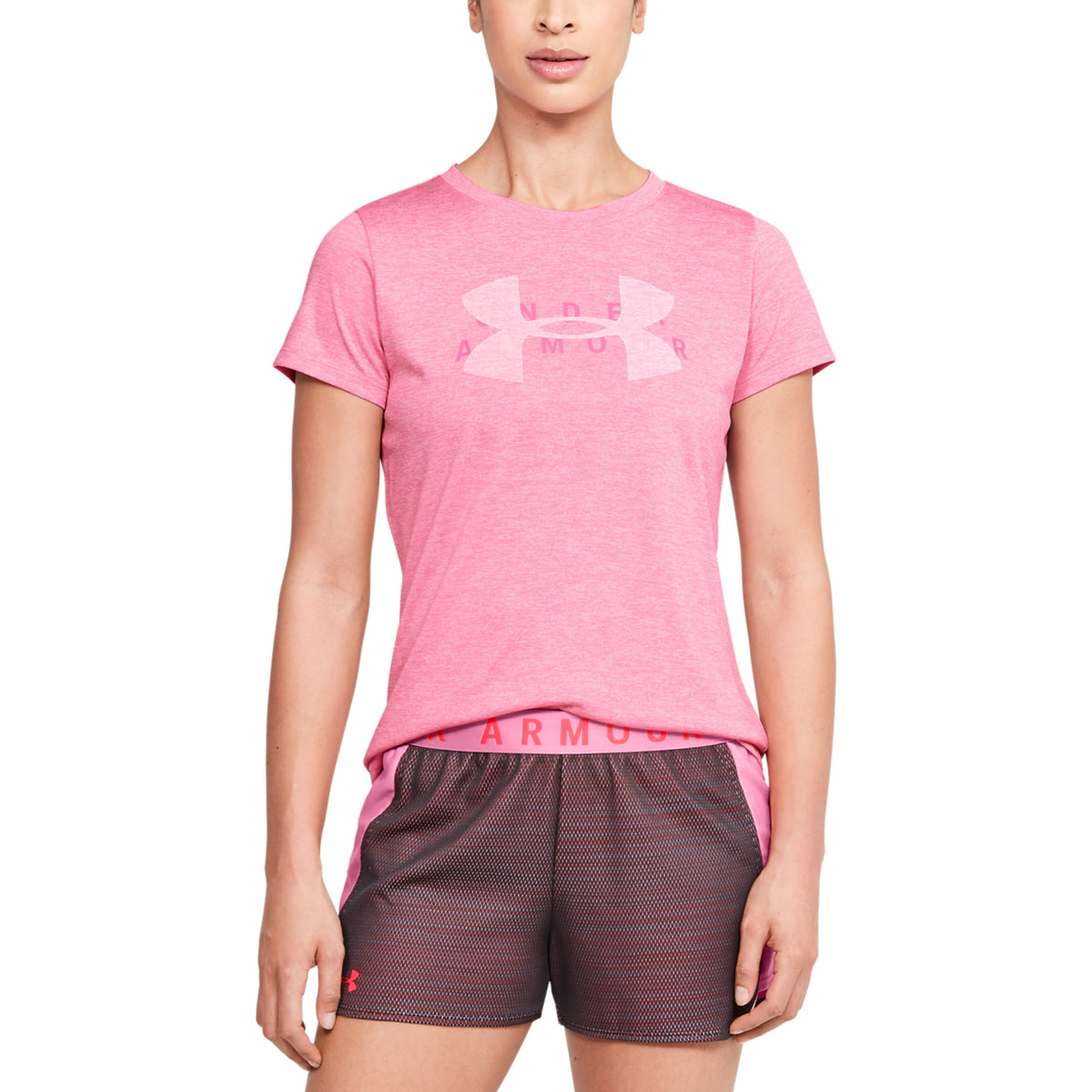Polera Manga Corta UA Velocity Graphic para Mujer