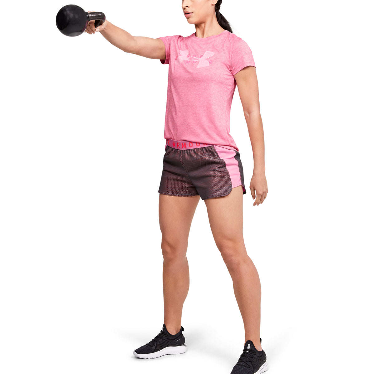 Polera Manga Corta UA Velocity Graphic para Mujer