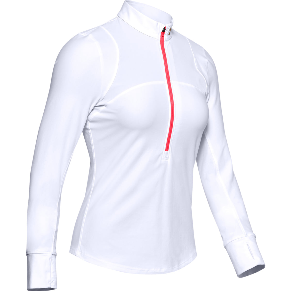 UA Qualifier Run Camo ½ Zip para Mujer