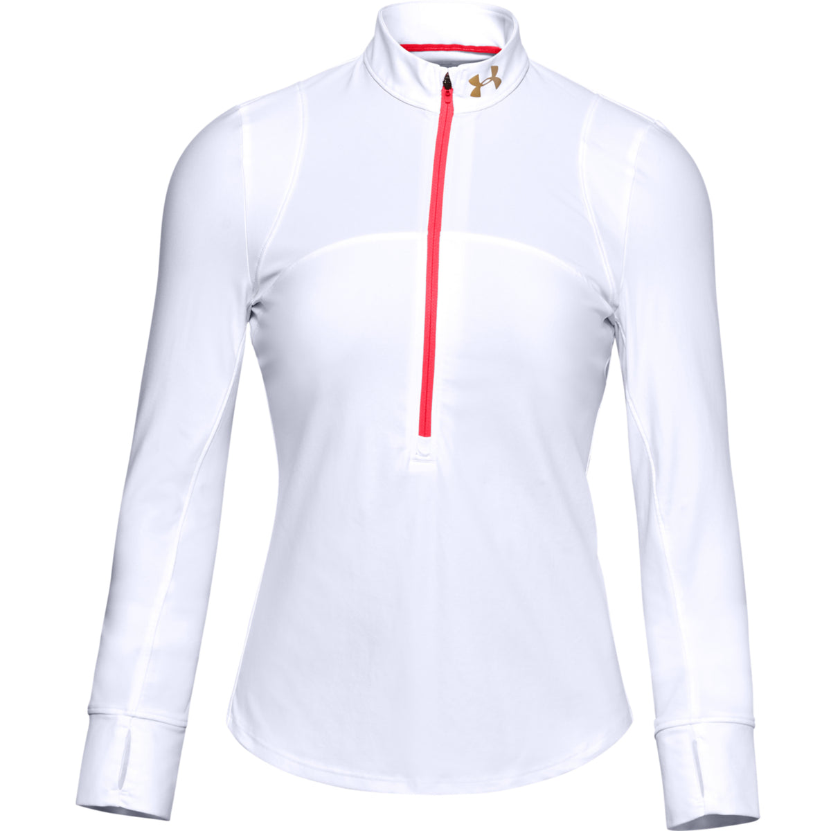 UA Qualifier Run Camo ½ Zip para Mujer