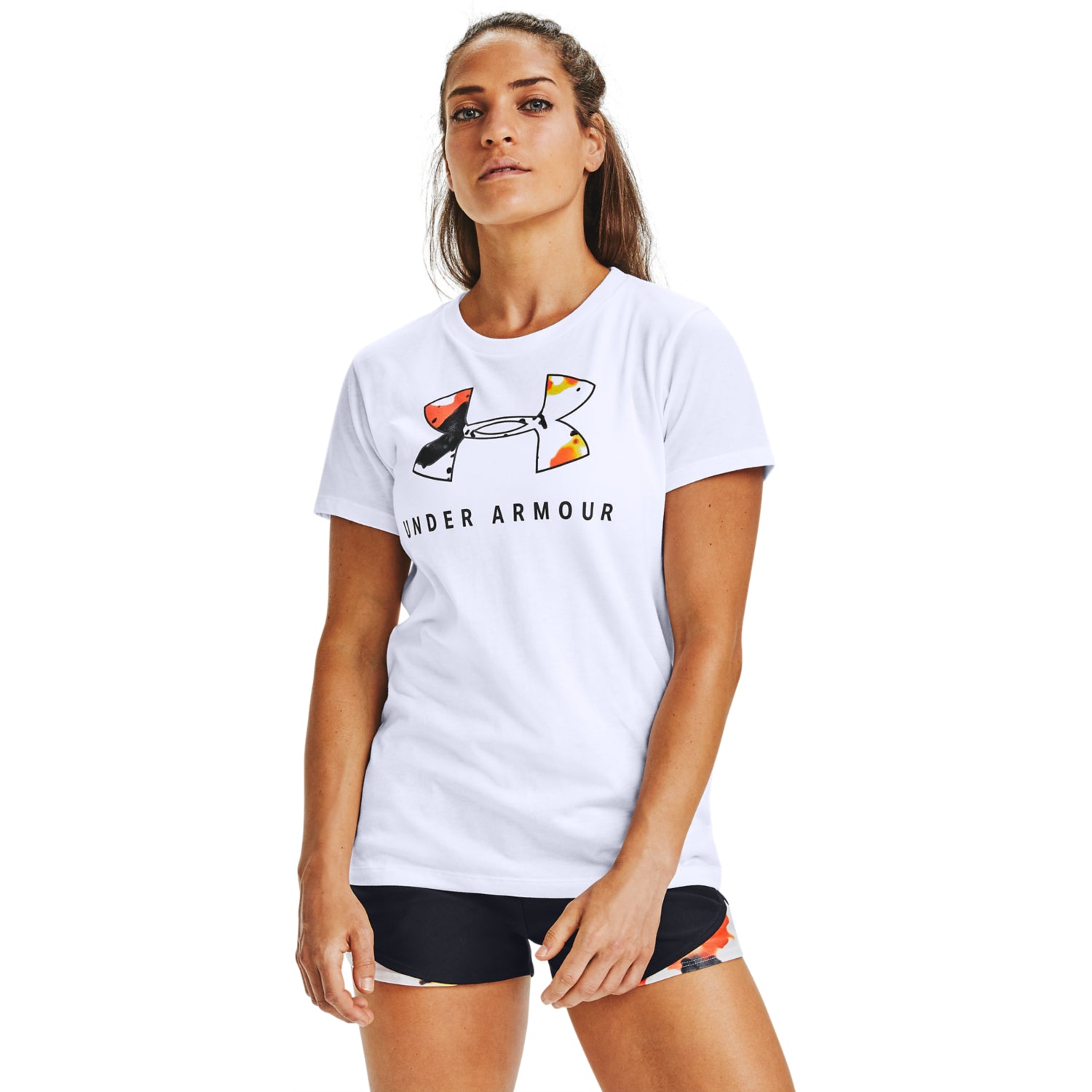 Polera Manga Corta Upstream Camo Ssc-Wh para Mujer