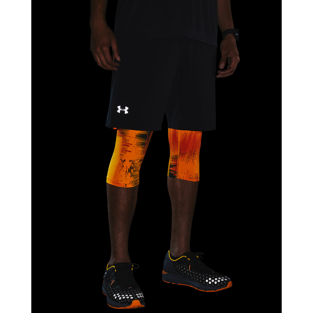 Shorts UA Launch SW Long 2-in-1 Printed para Hombre