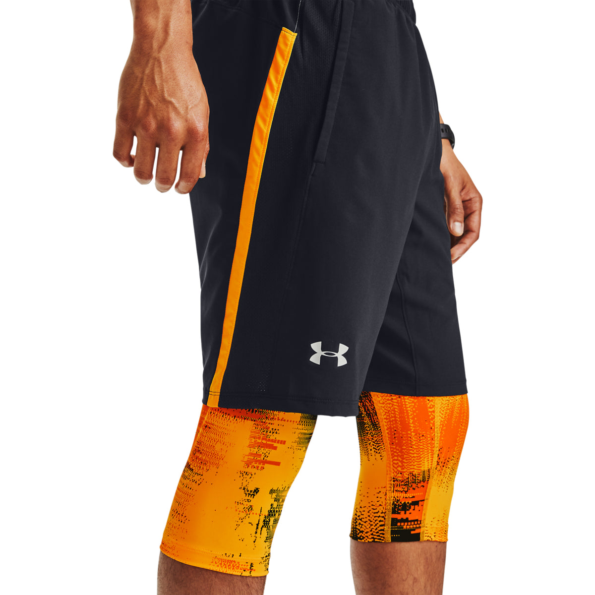 Shorts UA Launch SW Long 2-in-1 Printed para Hombre