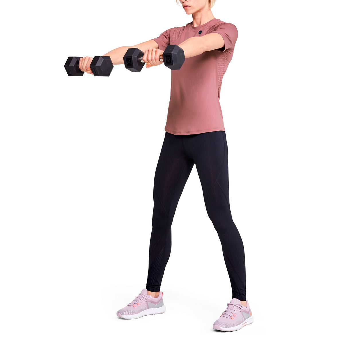 Polera manga corta UA RUSH™ para mujer