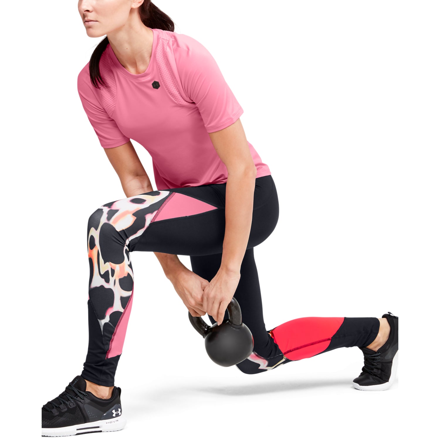 Polera manga corta UA RUSH™ para mujer