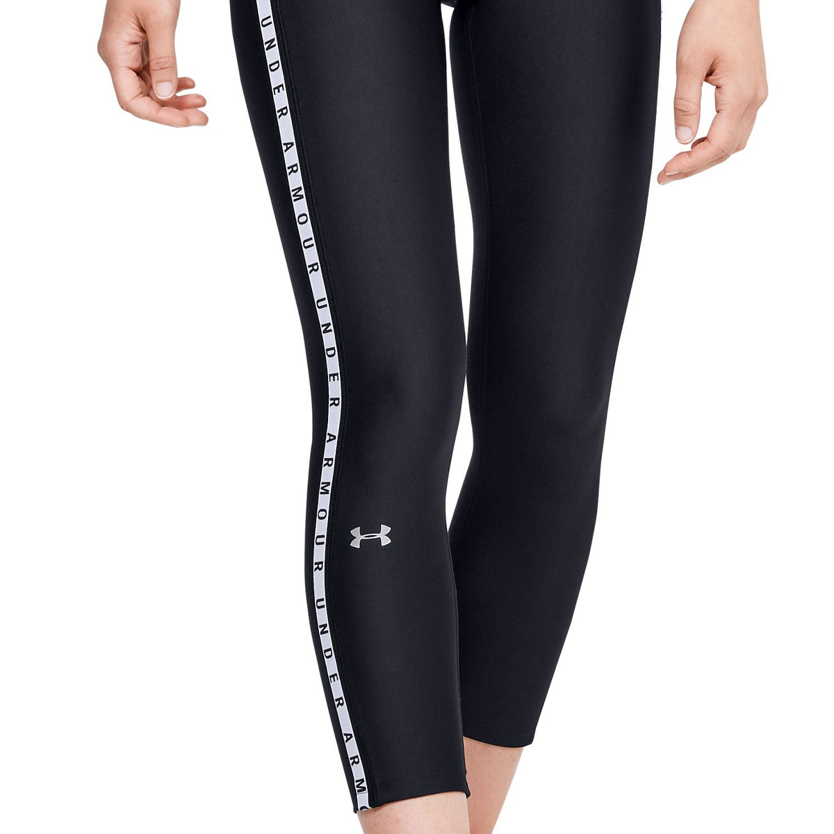 Pescadores HeatGear® Armour Vertical Branded Ankle Crop para Mujer