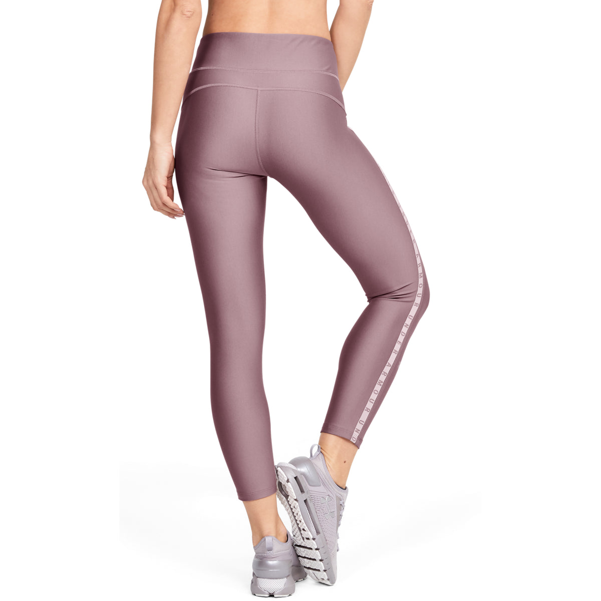 Pescadores HeatGear® Armour Vertical Branded Ankle Crop para Mujer