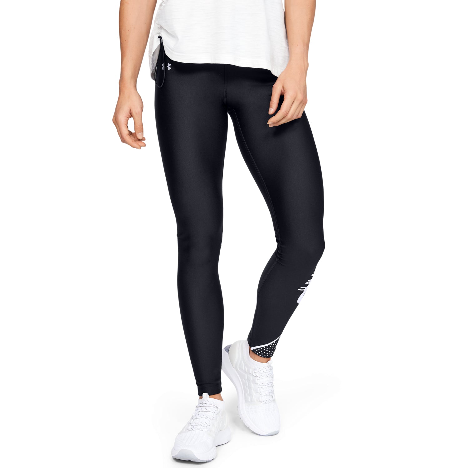 Calzas HeatGear® Armour Graphic Swerve Wordmark para Mujer