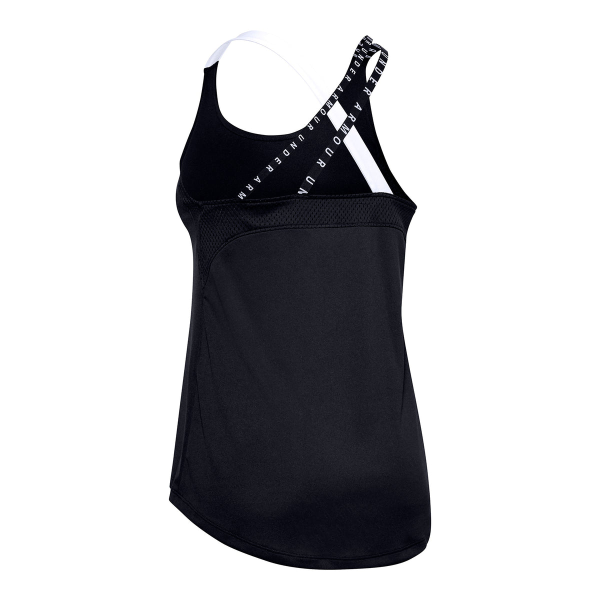 Polera sin Mangas HeatGear® Armour Wordmark Double Strap para Mujer