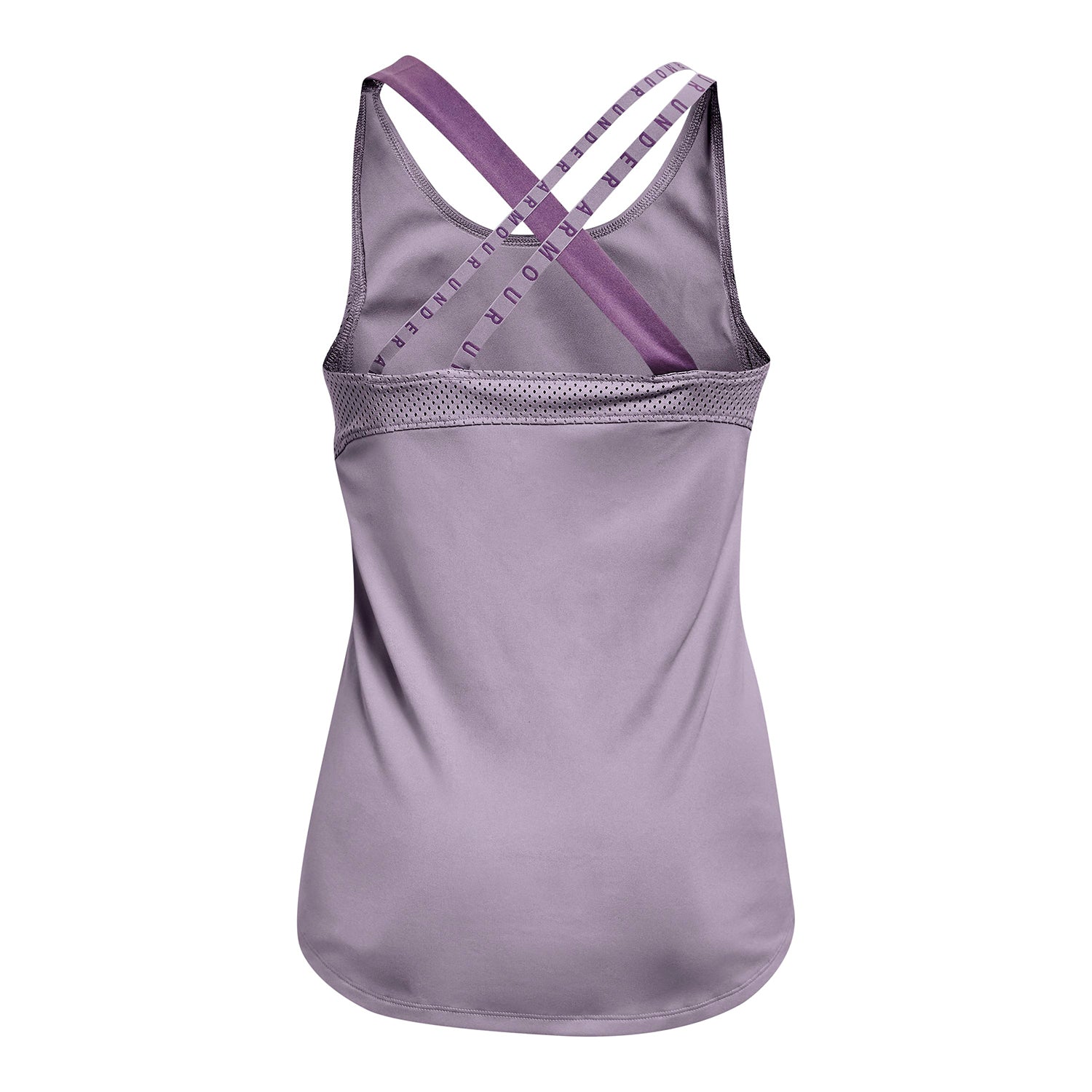 Polera sin Mangas HeatGear® Armour Wordmark Double Strap para Mujer