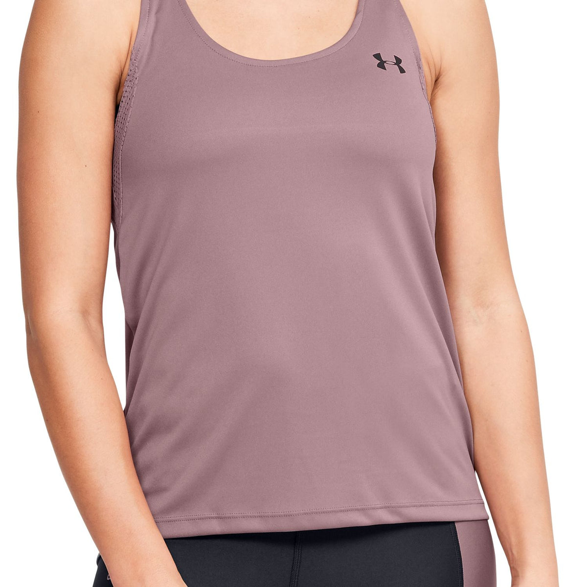 Polera sin Mangas HeatGear® Armour Wordmark Double Strap para Mujer