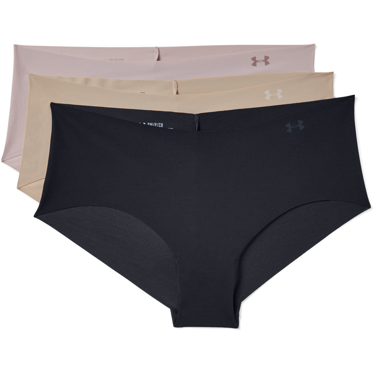 Ropa Interior UA Pure Stretch Hipster para Mujer (Paquete de 3)