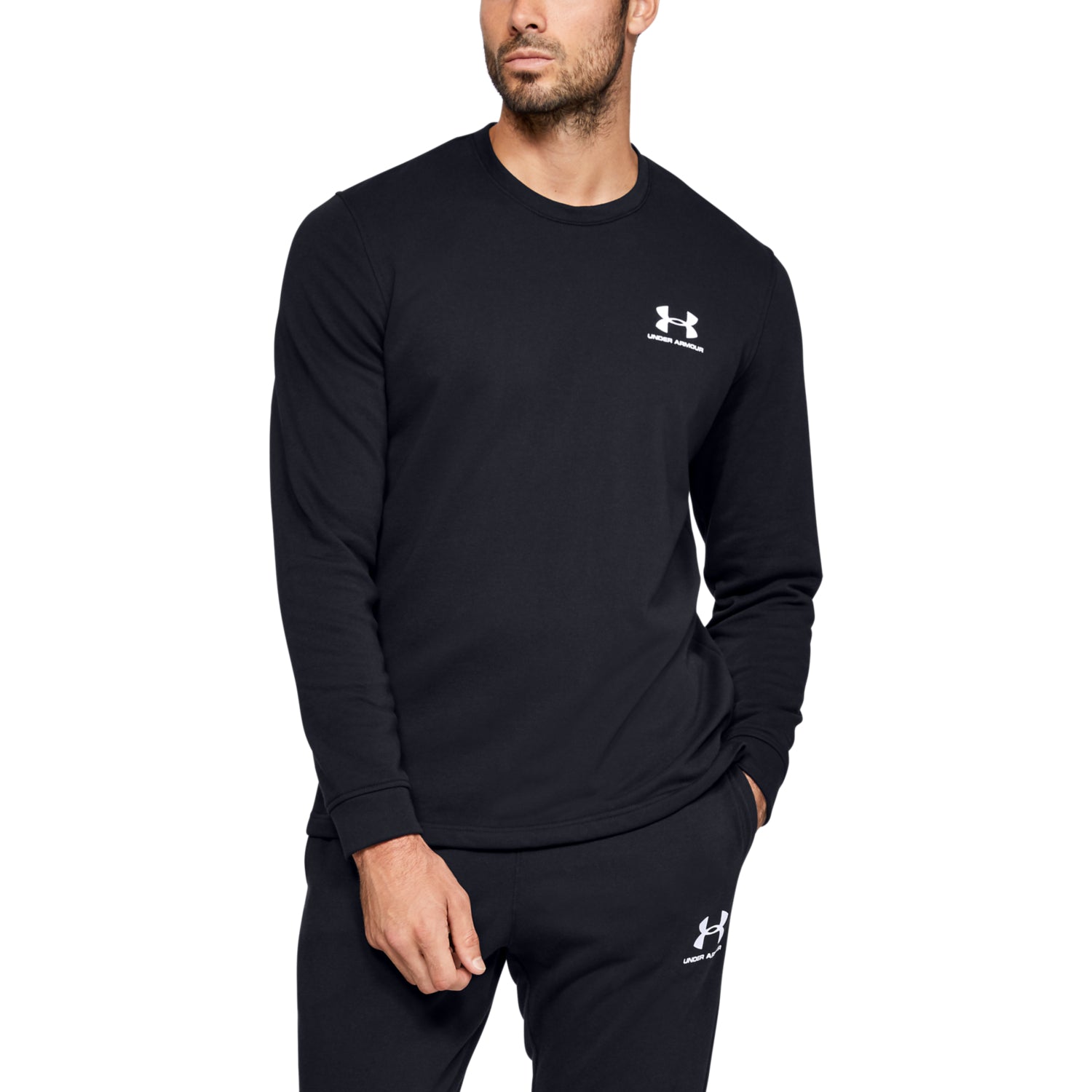 Polerón UA Sportstyle Terry Logo Crew para Hombre