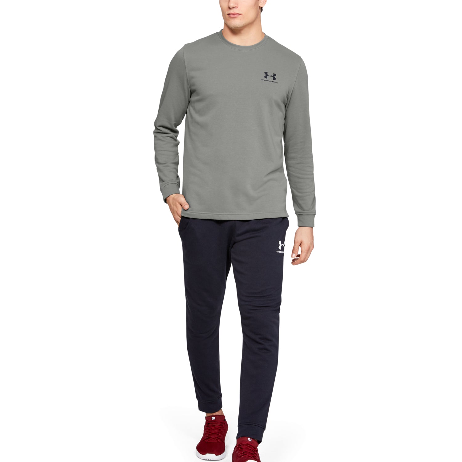 Polerón UA Sportstyle Terry Logo Crew para Hombre